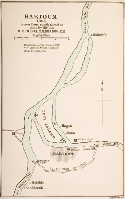 Kartoum, Sudan, 1884, from 
